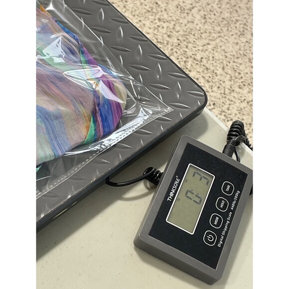 APNY Blouse Size Medium Tie Front Long Sleeve Multicolor Artistic Shades Print - Picture 9 of 9